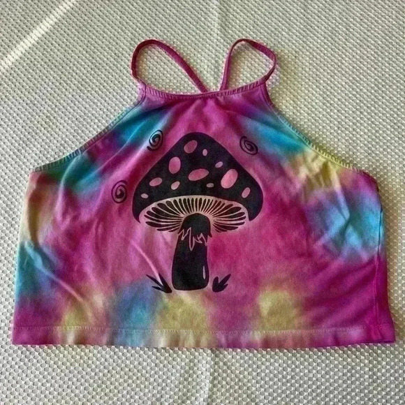 Earthbound crop top baby tee, size large - Picture 1 of 4